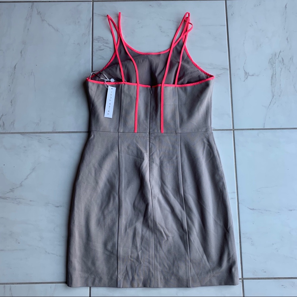 Trina Turk 'Yvette' Ponte Sheath Dress taupe pink - Picture 4 of 10